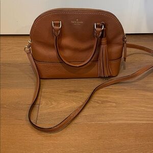 Kate Spade Tan Leather Crossbody Bag